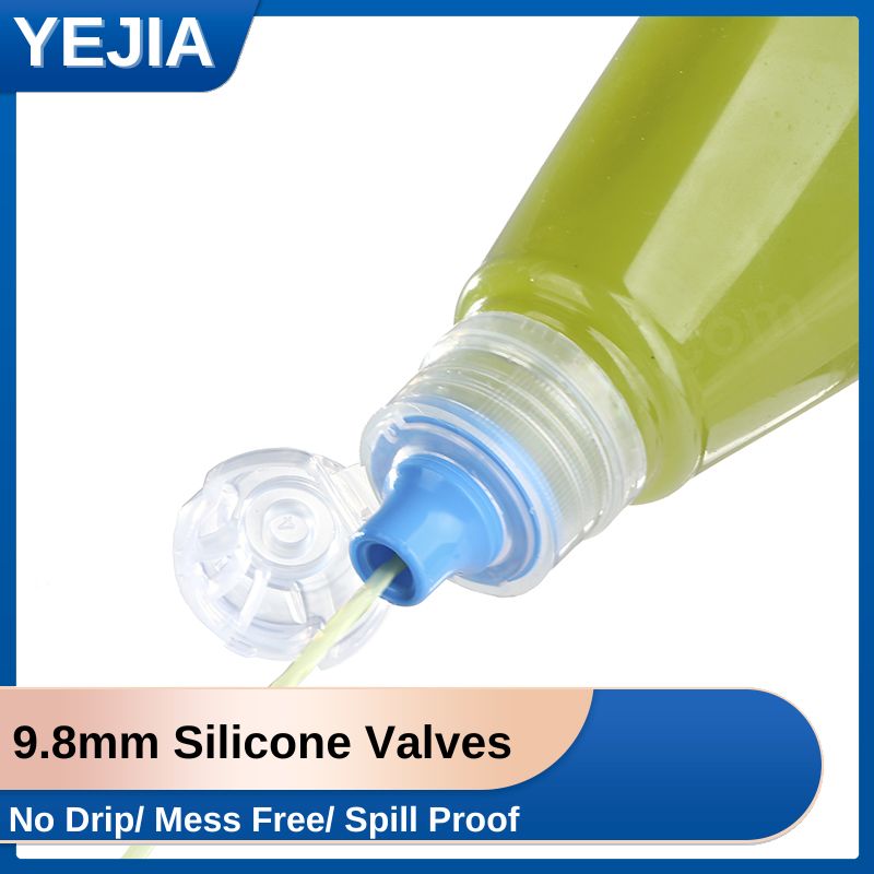 spill proof silicone valve