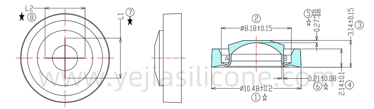 10.5mm Silicone Dispensing Valve